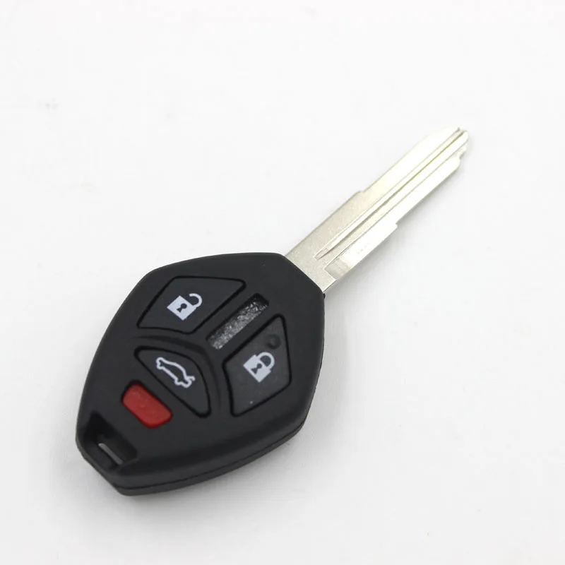 

Car 4 Buttons Remote Key Fob Case Uncut Blade For Mitsubishi 07-13 Replacement