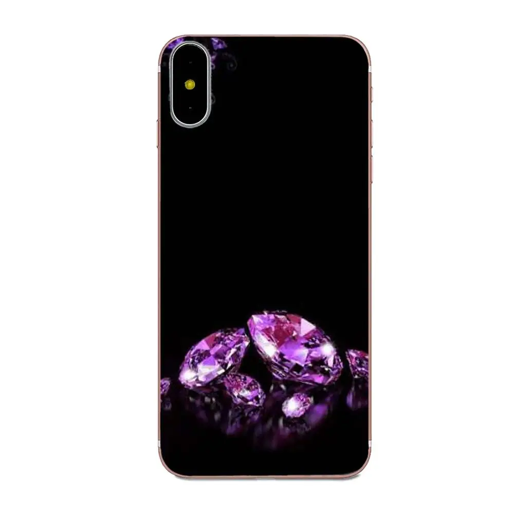 Черный и розовый бриллиант для Sony Xperia Z Z1 Z2 Z3 Z4 Z5 compact Mini M2 M4 M5 T3 E3 E5 XA XA1 XZ Премиум