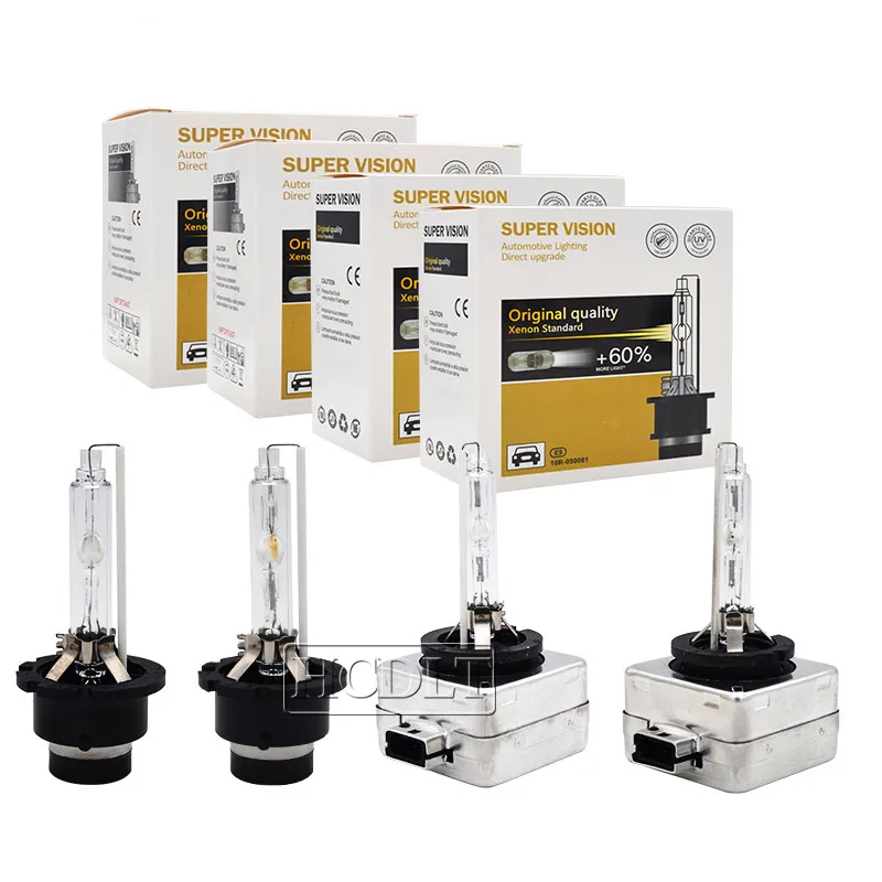 Hcdlt, 5 пар, D2S 35 Вт HID ксеноновая лампа 55 W D2S D2R D4R D4S автомобильных фар лампа 5000 K 4300 K 8000 K 6000 K Замена лампы
