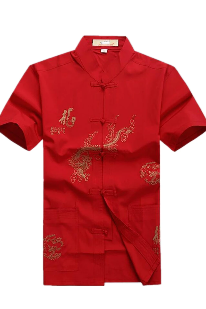 Традиционная китайская мужская одежда костюм Тан рубашка мужские топы в