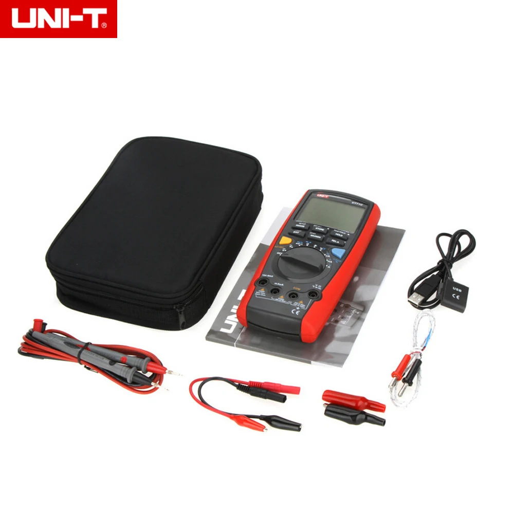 UNI T UT71C LCD интеллектуальный цифровой мультиметр Вольт Ампер Ом Емкость Темп