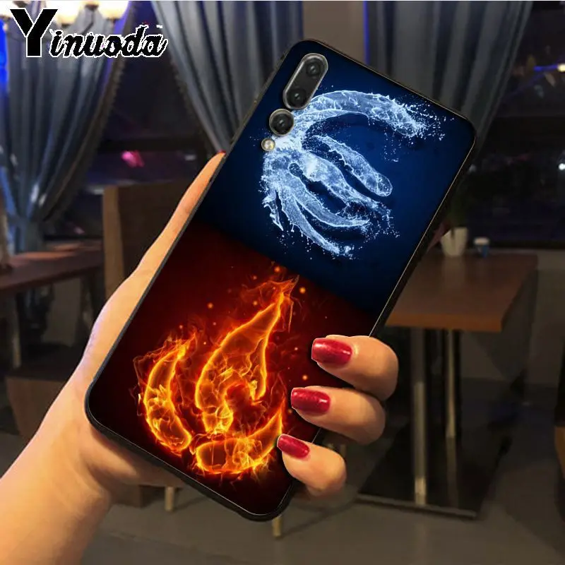 Yinuoda fire and water высококачественные аксессуары для телефонов чехол Huawei mate10 lite honor view 9