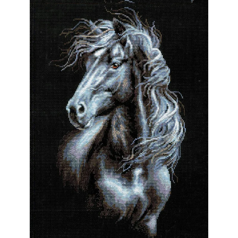 

YIKEE diamond painting horse black Diamond Embroidery Full Square Rhinestones Home Decor Diamonds Mosaic y527