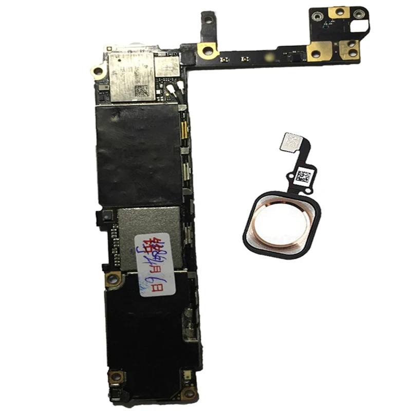 For iphone 6S Original motherboard with / without touch ID 16GB 64GB 128GB unlocked iCloud mainboard IOS system logic board | Мобильные