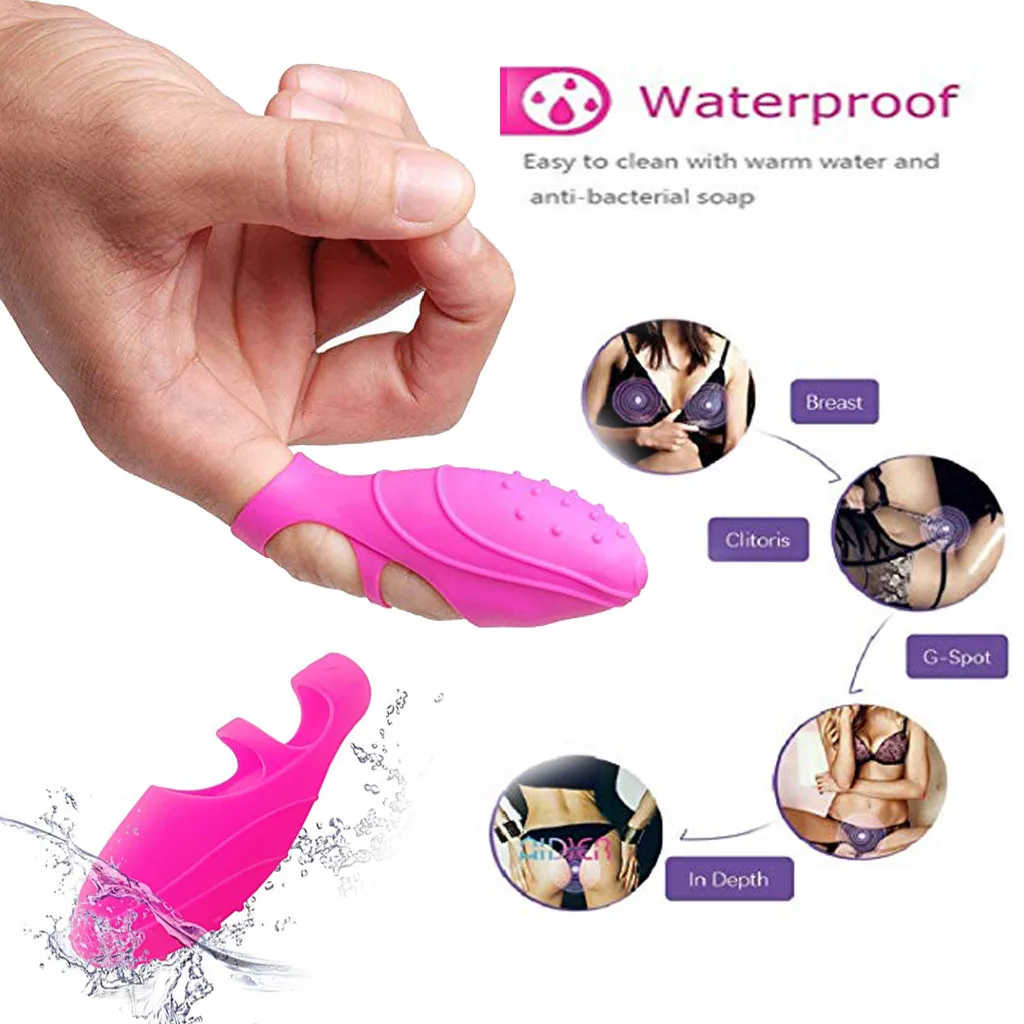 Мини Пальчиковый вибратор Стимулятор клитора G spot массажер водонепроницаемый