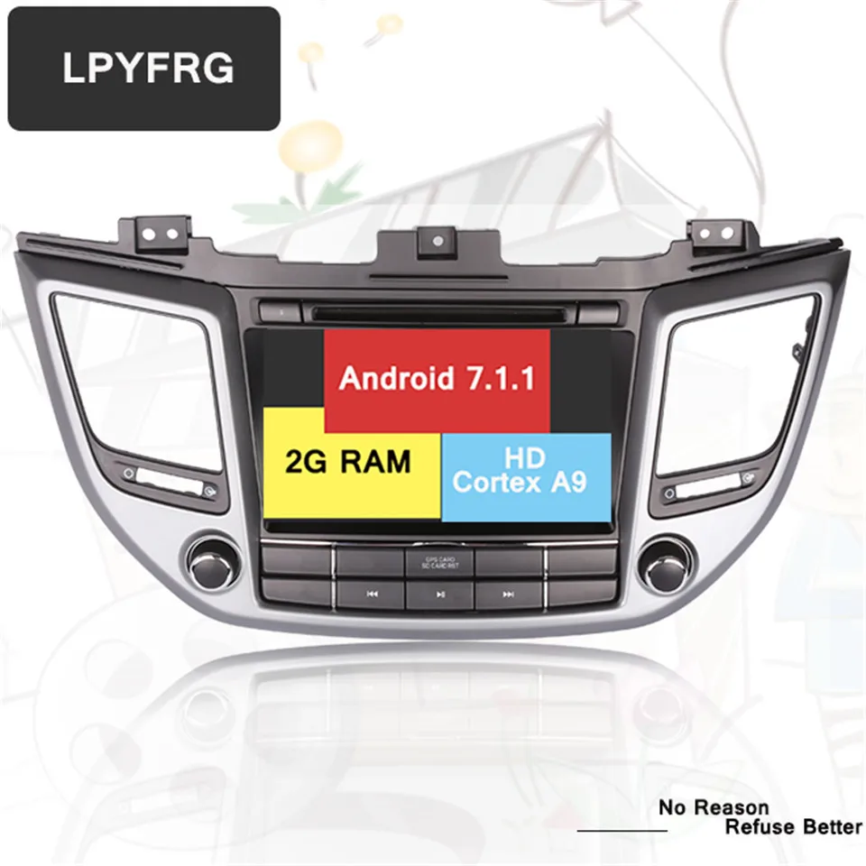 8 дюймовый Android 0 Восьмиядерный 1024*600 подходит для HYUNDAI TUCSON 2015 2016 2017 Автомобильный