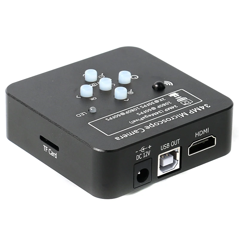 2020 HDMI USB 34MP 1080P 2K TF видеорегистратор 100X видео электронный ремонтный микроскоп