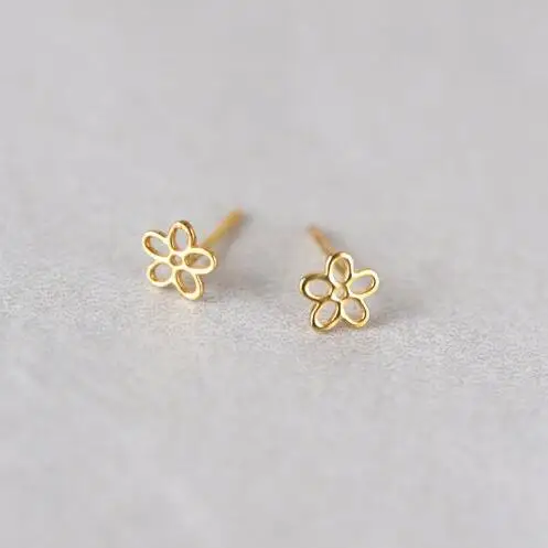 1 шт. женские серьги-гвоздики в виде цветка | Украшения и аксессуары