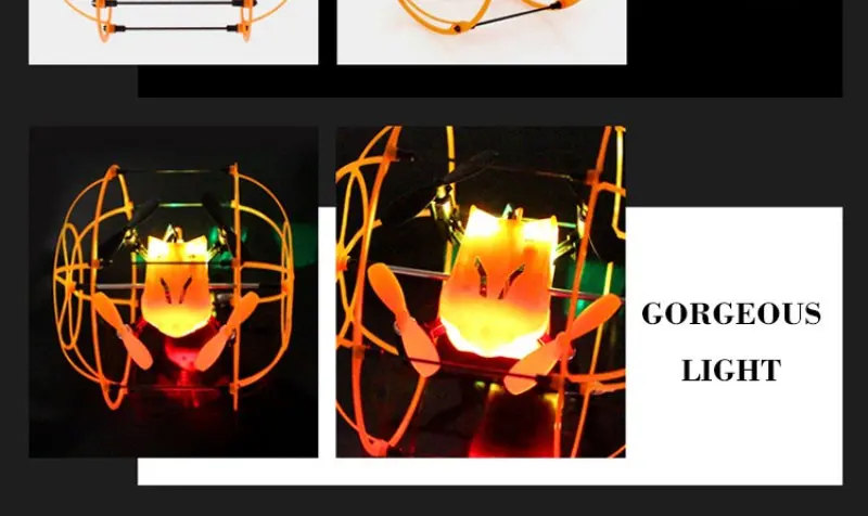 Новейший Sky Walker 1336 мини Радиоуправляемый Дрон 2,4G 4CH 3D Eversion Летающий и бегущий Радиоуправляемый квадрокоптер с шаровой защитой vs H20C