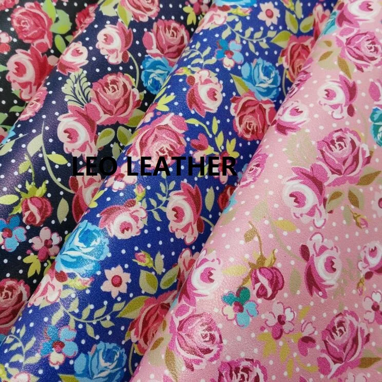 8 шт. искусственная экокожа с принтом в виде Розы|fabric long|fabric and leatherfabric with metallic threads |