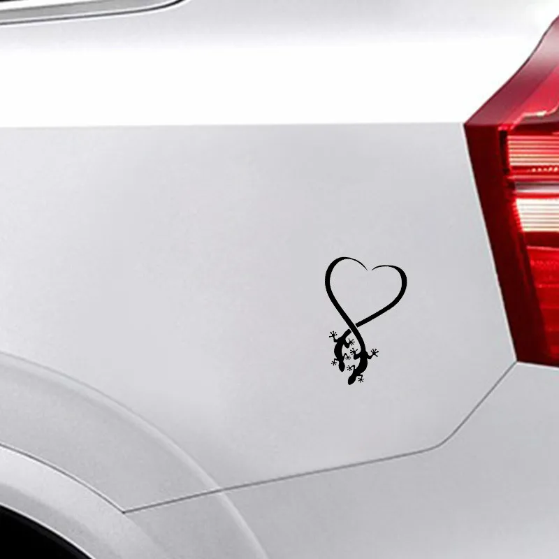 Забавная Любовь Сердце ящерицы виниловые Декорации для Авто/бампер/окно