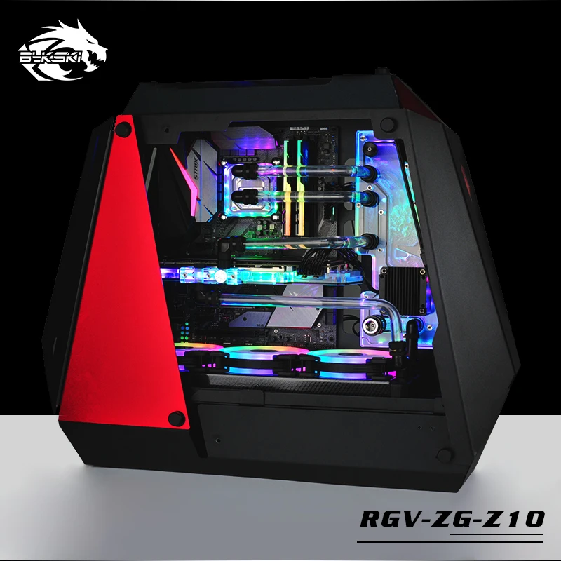 Bykski RGV-ZG-Z10 водная доска для Zeaginal-10 чехол RBW Intel CPU водный блок и одно здание GPU |