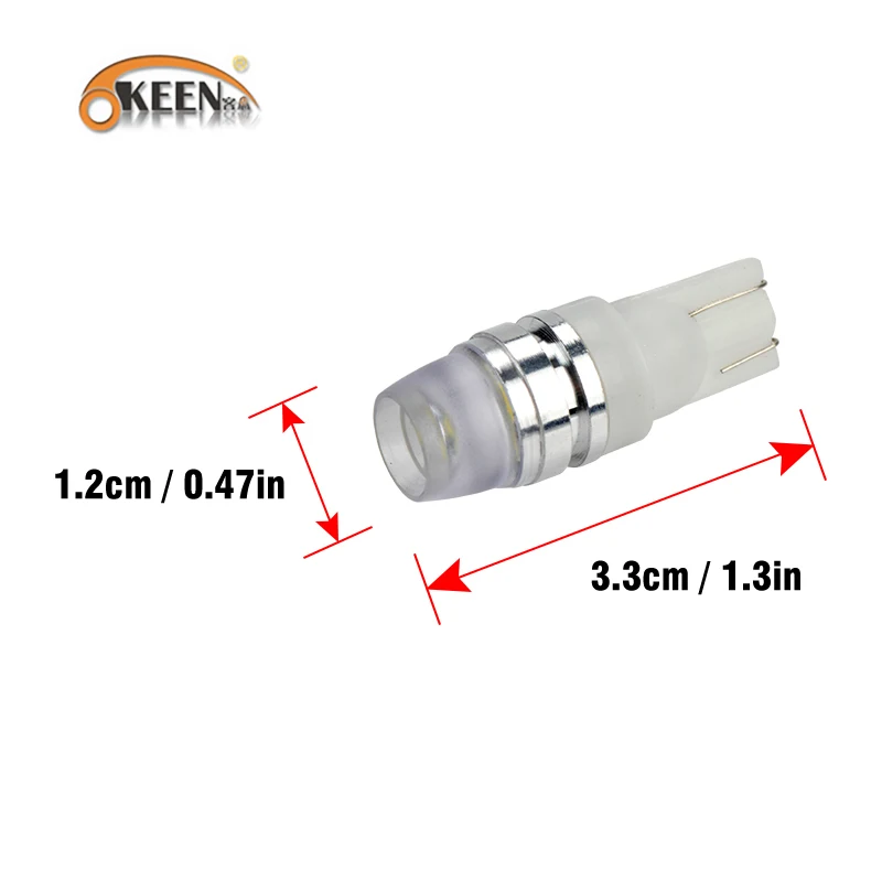 Светодиодный светильник OKEEN 10x T10 3SMD 2835 лампы 194 501 w5w керамическое основание
