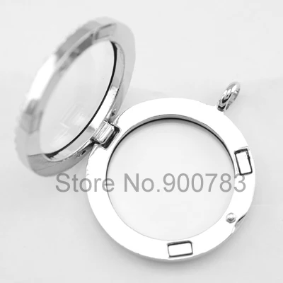 5 шт. 30 мм плавающий медальон с кристаллами Серебряный Магнитный медальон|floating