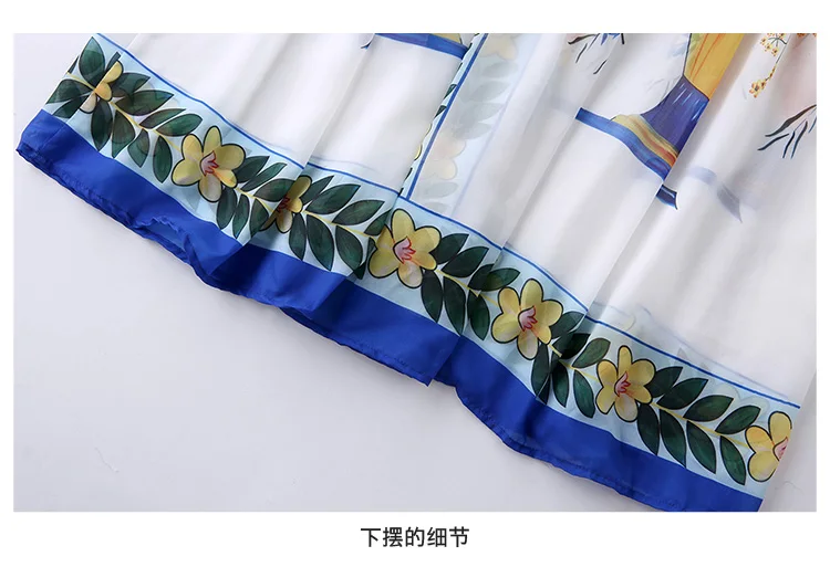 

LUKAXSIKAX 2019 Autumn Women Long Sleeve Dress High Quality Flowers Print Designer Runway Dress Elegant Slim Long Dress