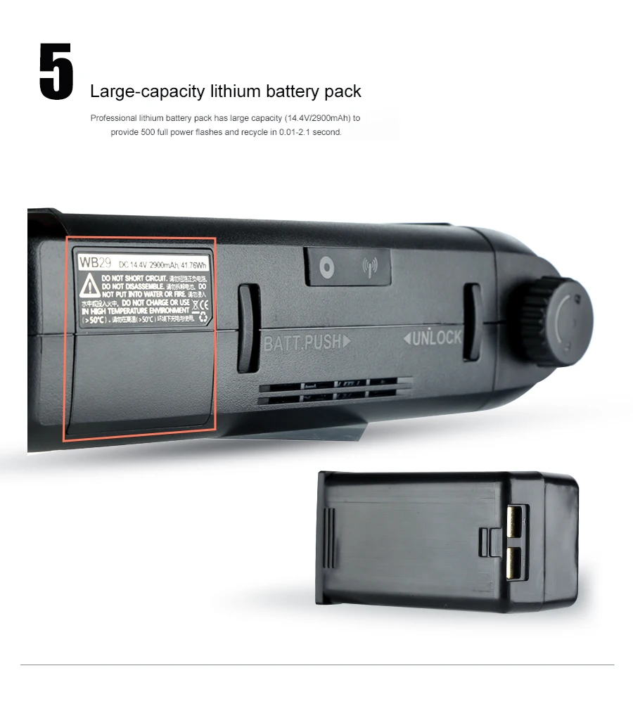 Godox AD200 200Ws ttl GN60 HSS вспышка Встроенный 2,4G беспроводной и Xpro-C/N/F/S/O/P передатчик для Canon Nikon Fuji sony Olympus