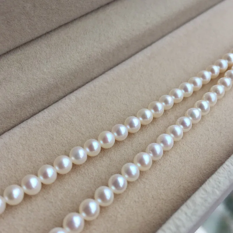 

Women Gift word 925 Sterling real Long-lasting natural Taihu freshwater pearl necklace, 3.8-4 mm, nearly round, flawless