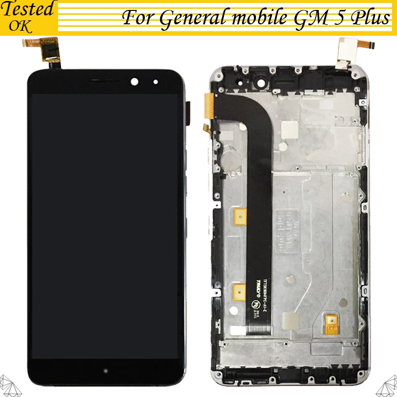 100% тестирование работы для общего мобильного GM 5 плюс ЖК дисплей + сенсорный экран
