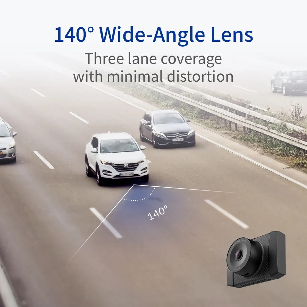 Автомобильный видеорегистратор YI Ultra Dash Camera Разрешение 2.7K Технология обработки