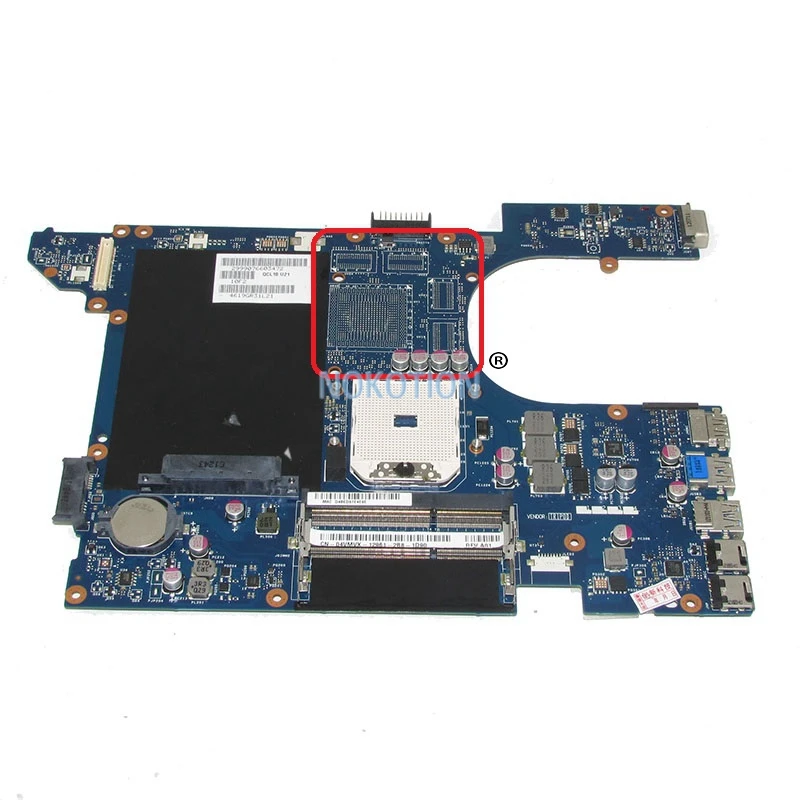 

NOKOTION QCL10 LA-8251P laptop motherboard For dell 15R 521R Main board CN-04VMVX 04VMVX 4VMVX full works