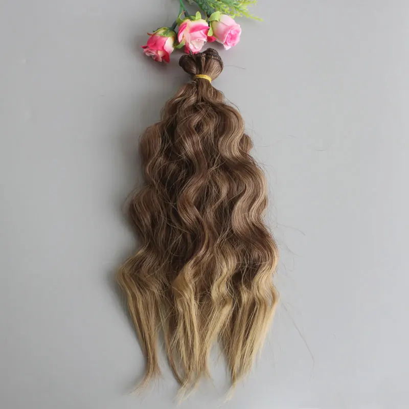 Мода 25*100 см DIY мини-парик для куклы, высокотемпературный материал, прямые волосы, парик для BJD, аксессуары для куклы с высокой температурой