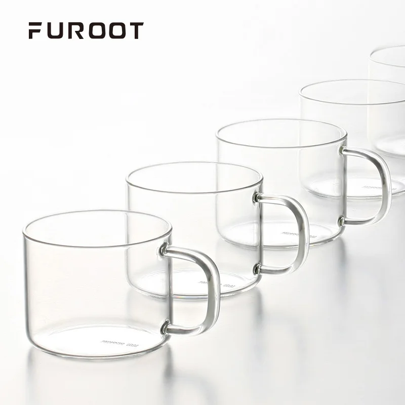 Чайные кружки Furoot из двух частей стеклянные чайные 150 мл чайный набор