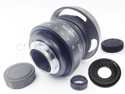 7 в 1 комплект 35 мм f/1 6 CCTV мини объектив для Panasonic GH3 GH5 GH4 GX85 GM1 GX7 C M4/3 крепление mirroless