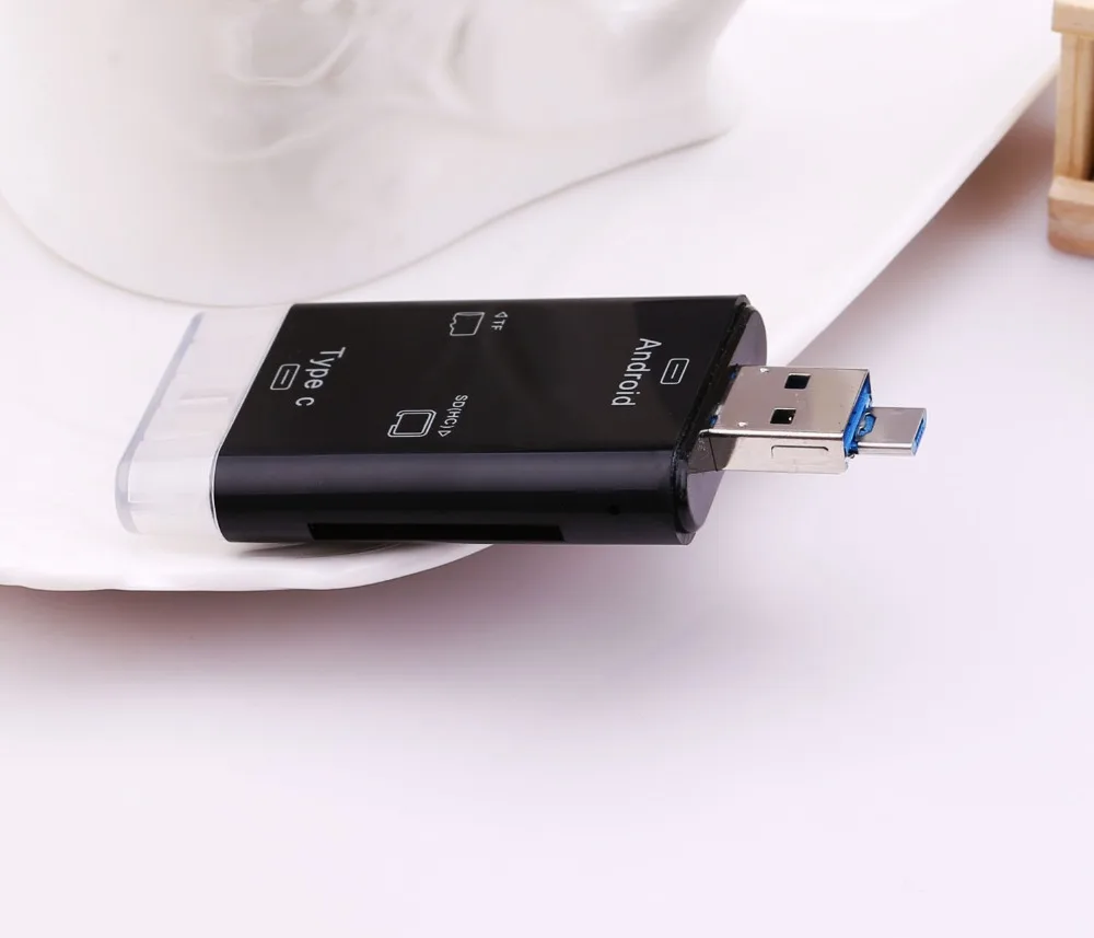Считыватель смарт-карт 3 в 1 Type C SD TF для Samsung Galaxy S20 S10 S8 S9 Note 10 Huawei xiaomi OTG Android Phone |