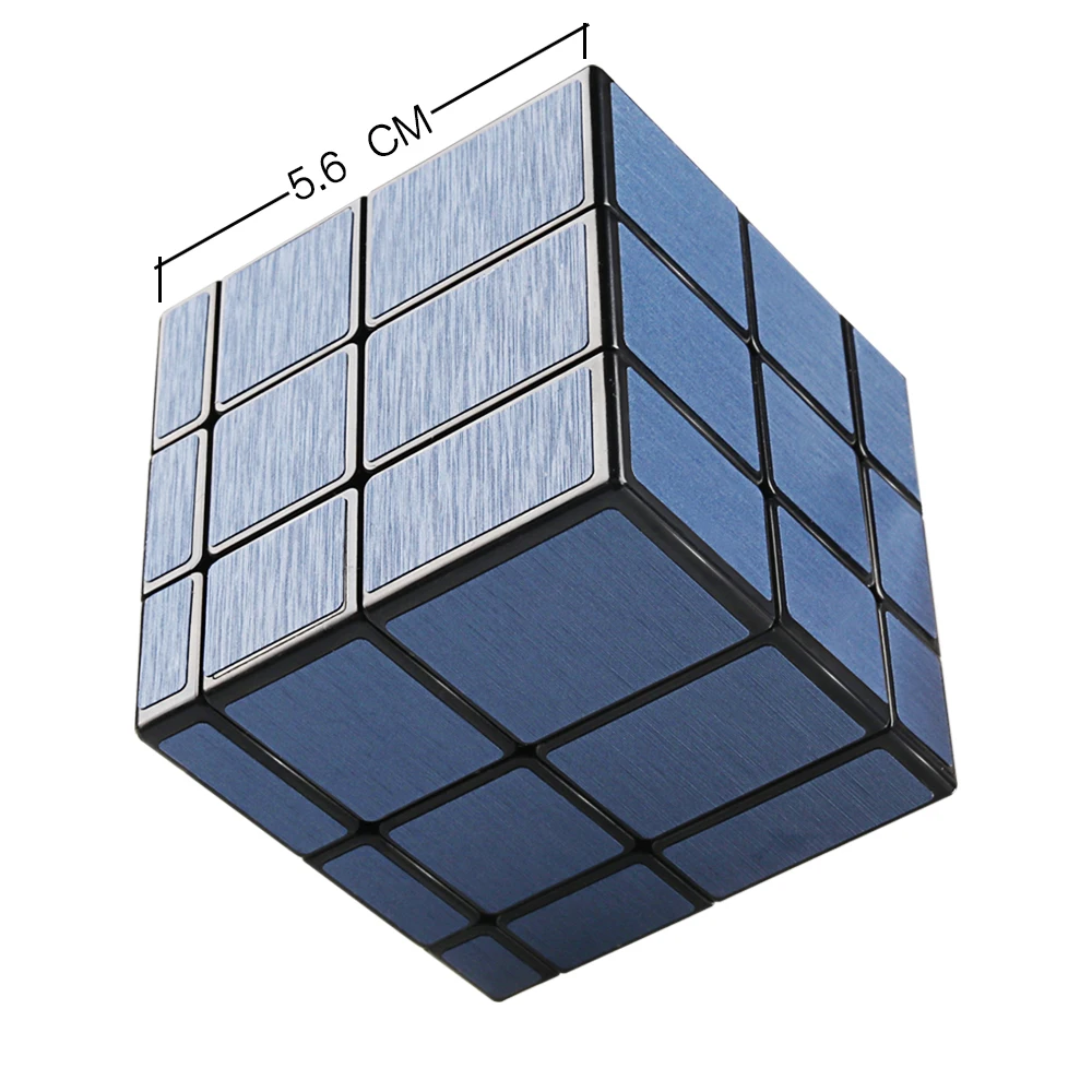 D-FantiX Qiyi Синий Зеркальный куб 3x3 зеркальные блоки скоростной неравная Форма мод