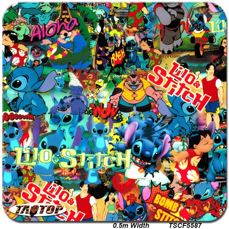 

iTAATOP Hydrographic Film TSCF5587 0.5m*2m Cartoon Pattern water transfer printing film