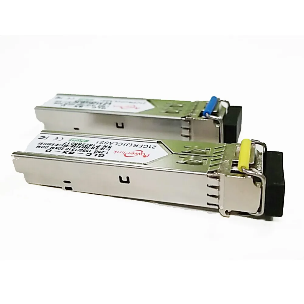 1 пара 10G 10km LC разъем gbic одномодовый одноволоконный SFP + модуль WDM/BIDI 10KM A/B