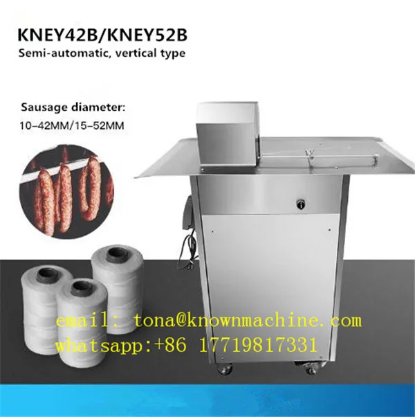 Полуавтоматическая машина для вязания колбасы с узлом и