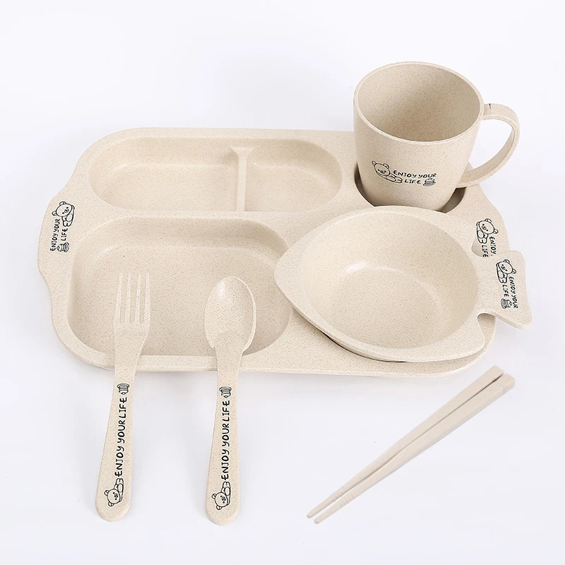 Набор детской посуды из мультфильма 5 шт./компл. | Дом и сад