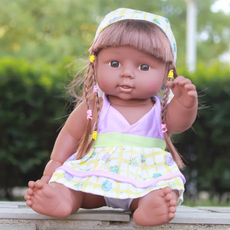 28 см Reborn Baby Doll мягкий винил силикон реалистичные Новорожденные Детские говорящие