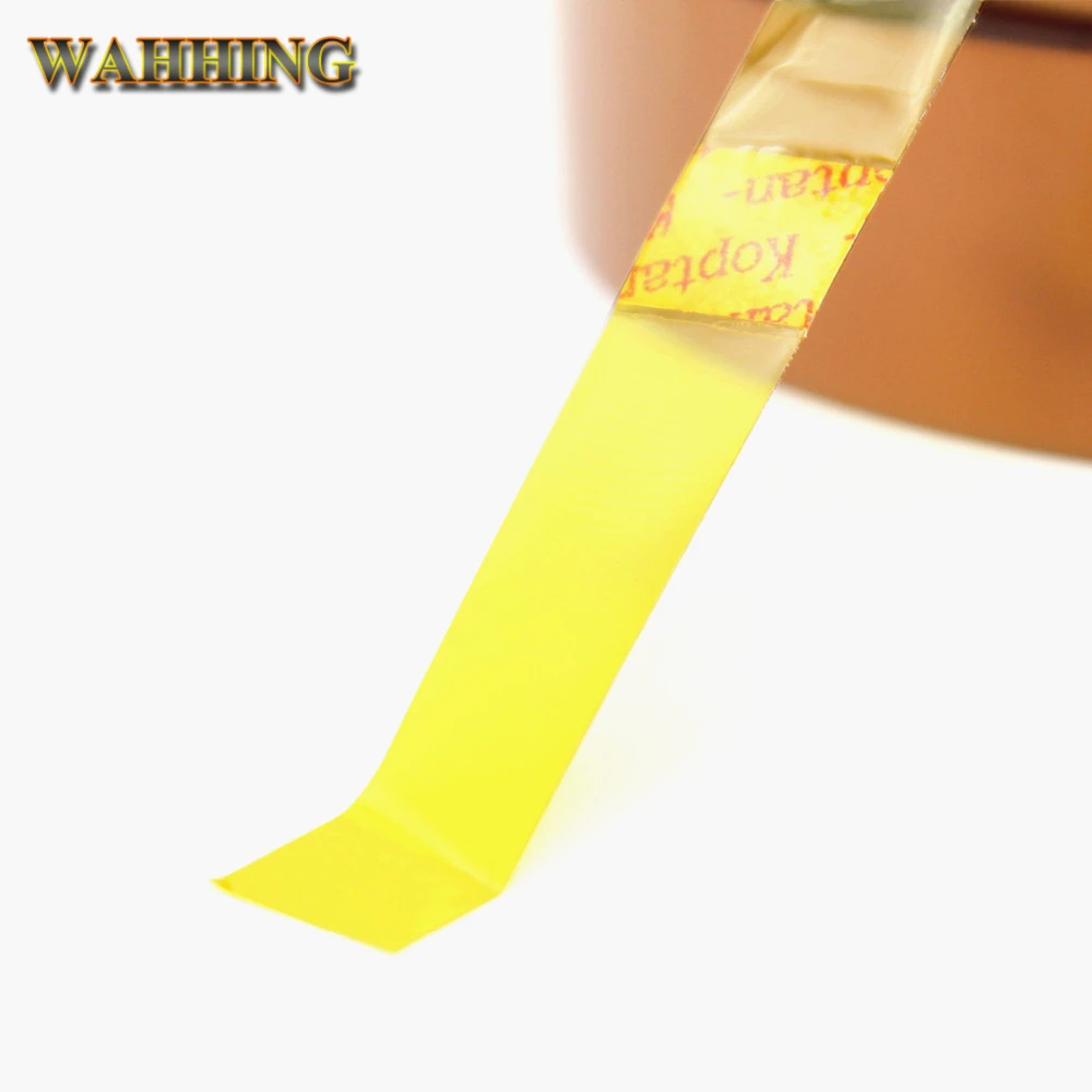 

High Quality 30mm 40mm 50mm x 33m Heat Resistant High Temperature Polyimide Adhesive Tape Tawny all Size for 3D Printer HY007