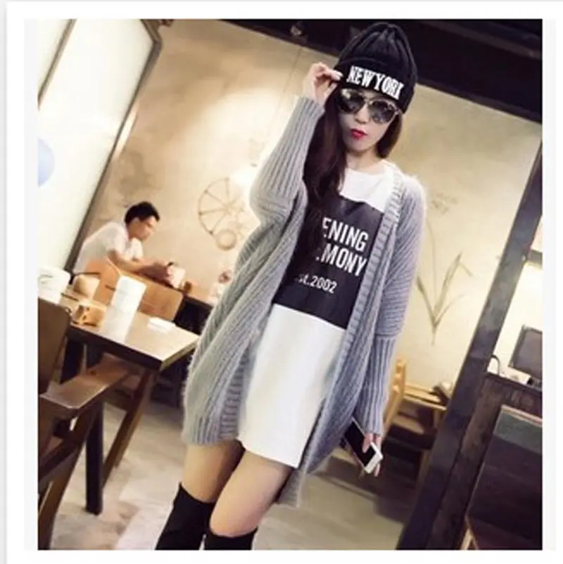 Cardigan - New Arrival Women Korean Explosion Models Big Yards Sweater Jacket #1761011 |