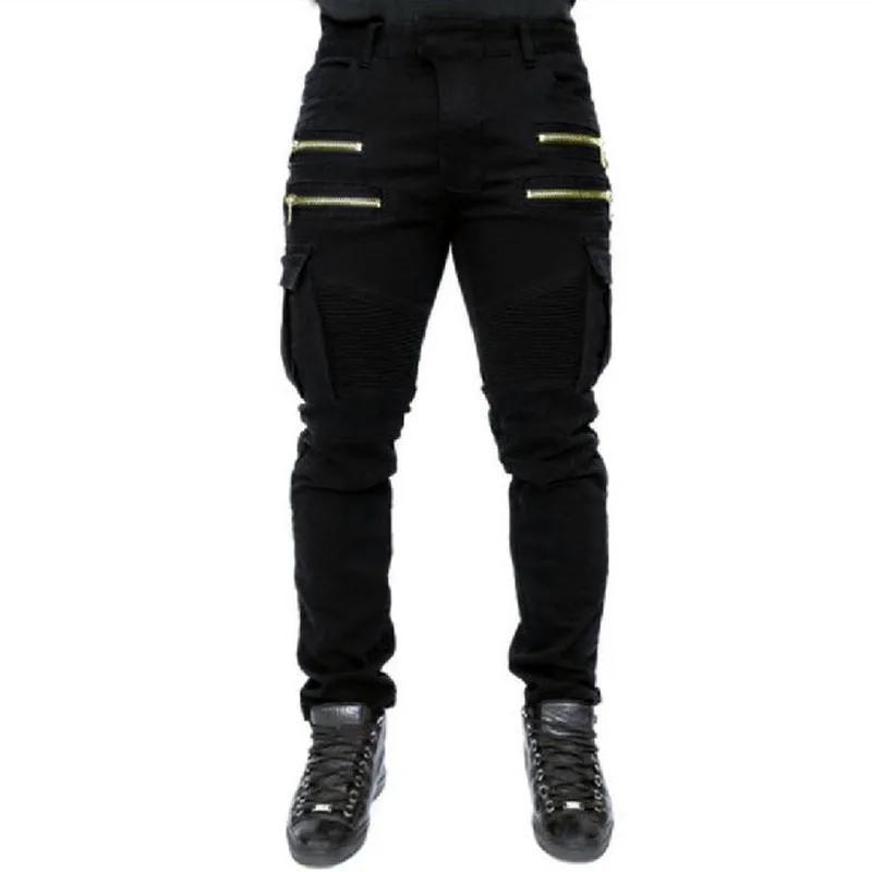 

drop shipping men cargo pants muti-pockets zipper long camouflage pants working trousers 2 colors M-3XL axp128
