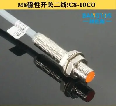 

FREE SHIPPING C8-10CO two-wire magnetic proximity switch AC DC normally open M8 magnetic induction sensor
