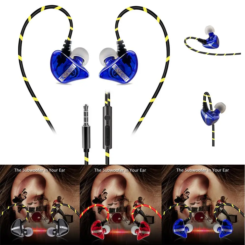 Наушники-вкладыши 3 5 мм 8-компонентные железные наушники телефонный сабвуфер