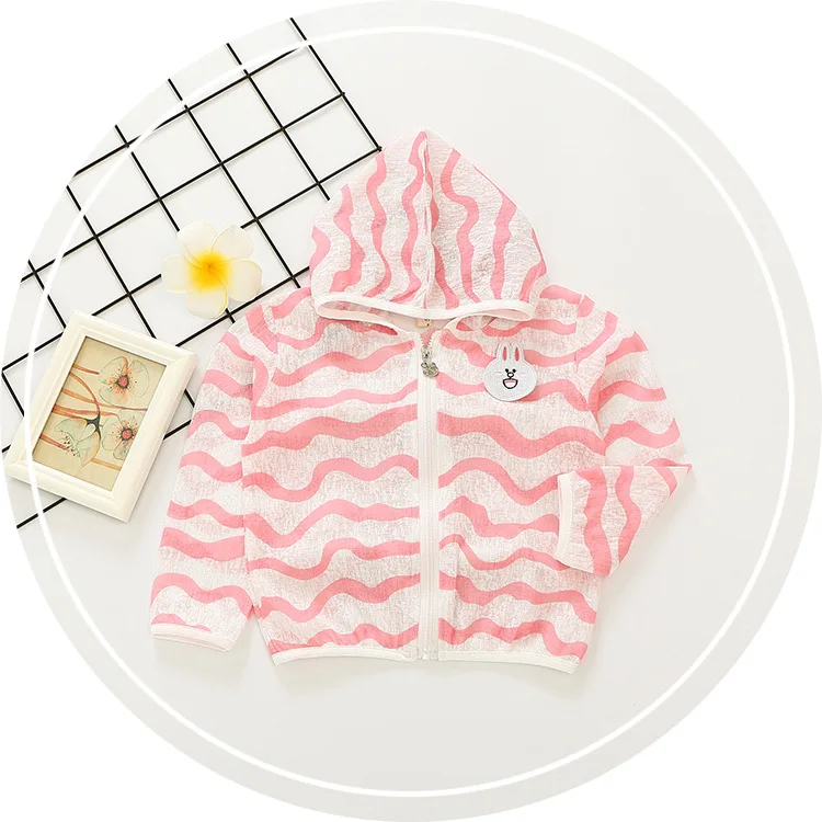 Весна 2019 летний детский светильник Солнцезащитная одежда куртка с капюшоном и