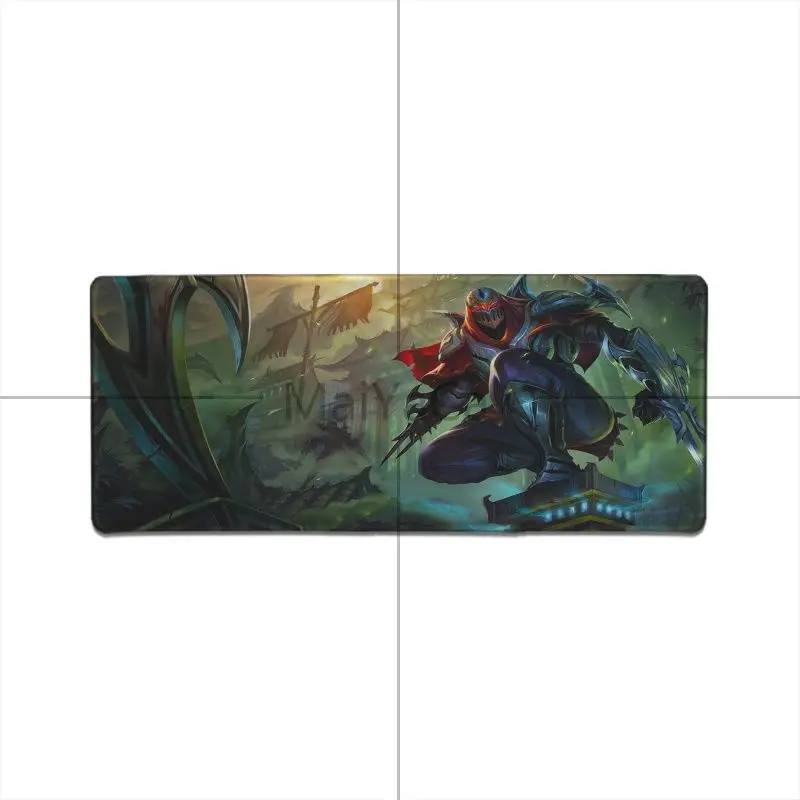 Забавная игровая мышь MaiYaCa League of Legends Zed с клавиатурой большой игровой коврик для