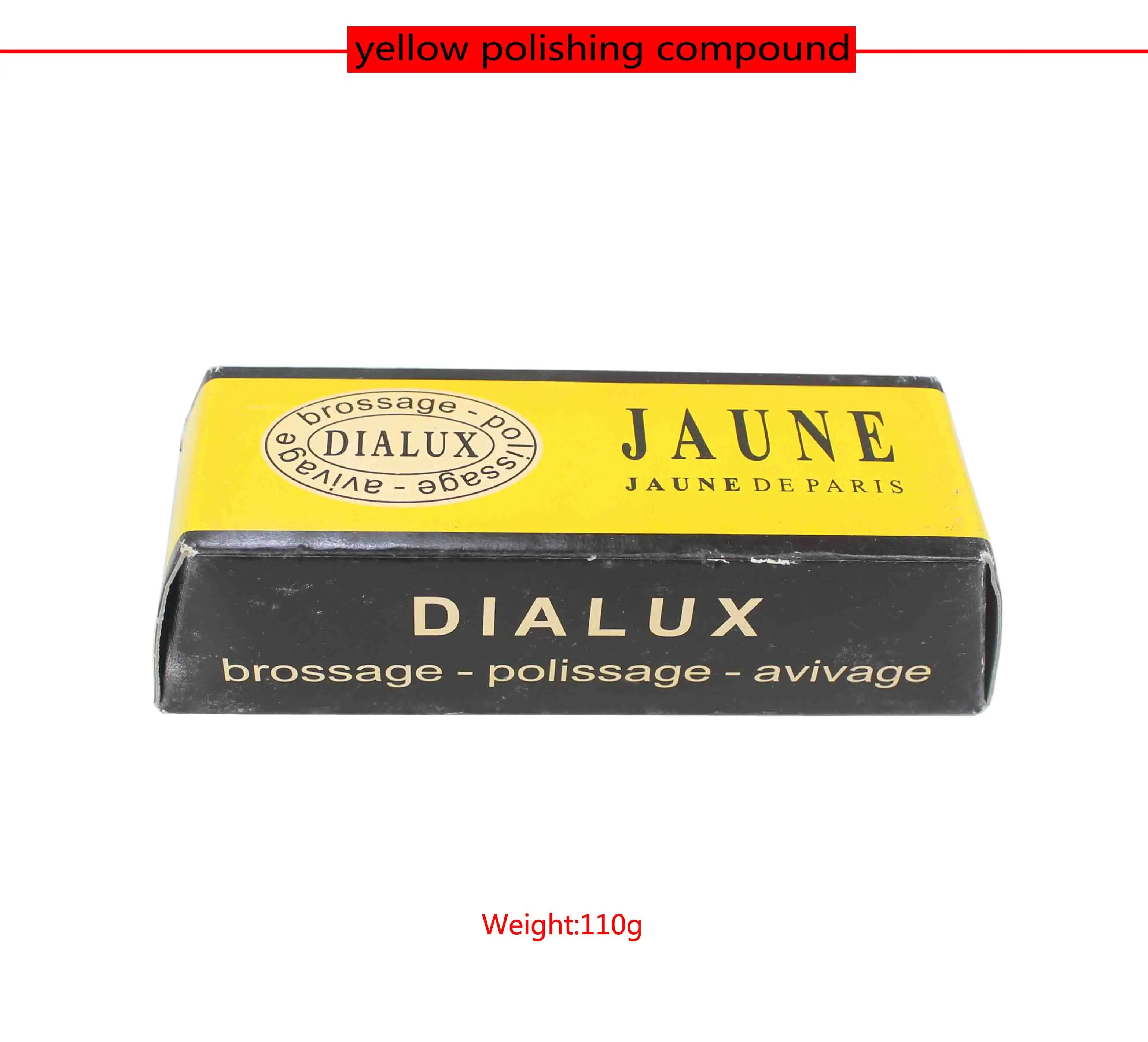 Красный DIALUX ROUGE JEWELERS Румяна Полировка Соединение для золота и ILVER, румяна Бар Полировка Воск соединение Франция - Цвет: yellow