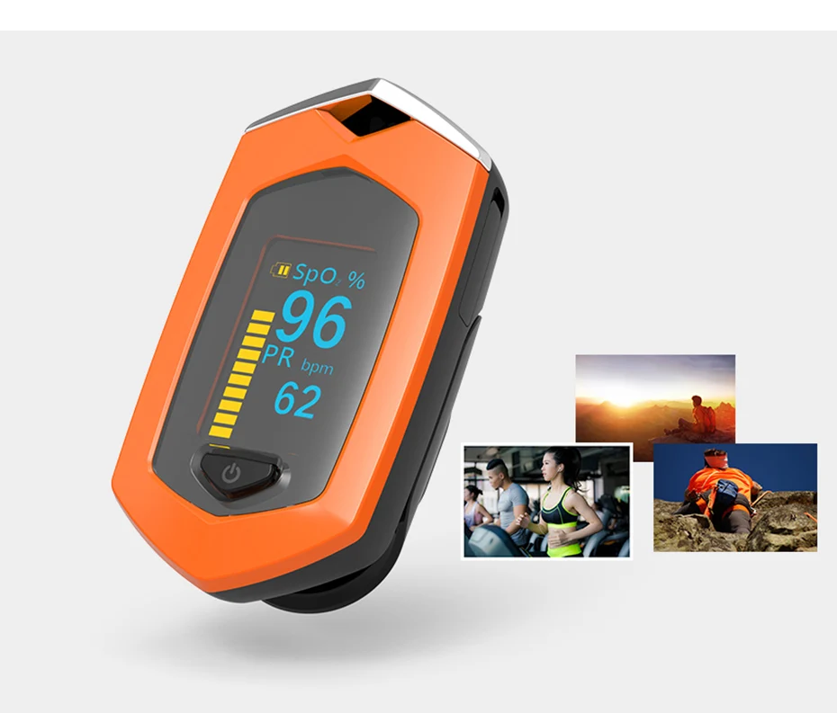BOXYM палец импульса измеритель пульса SpO2 PR OLED Перезаряжаемые CE медицинской оксиметр de Dedo монитор сердечного ритма