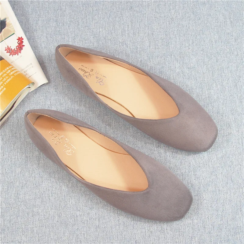 Женские Простые мокасины Feminino Sapatos Большие размеры 44 3 TPR Туфли на плоской подошве