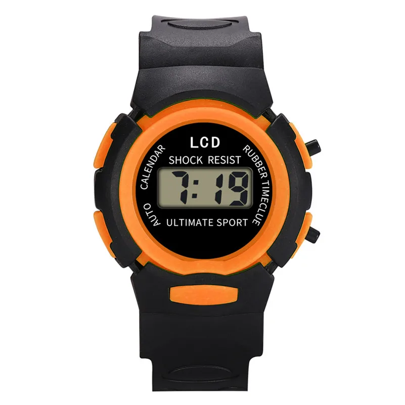 Student Boys Girls Watches Fashion Analog Digital Sport LED Electronic Children Wrist Watch Kids Clock Gift /DD | Наручные часы