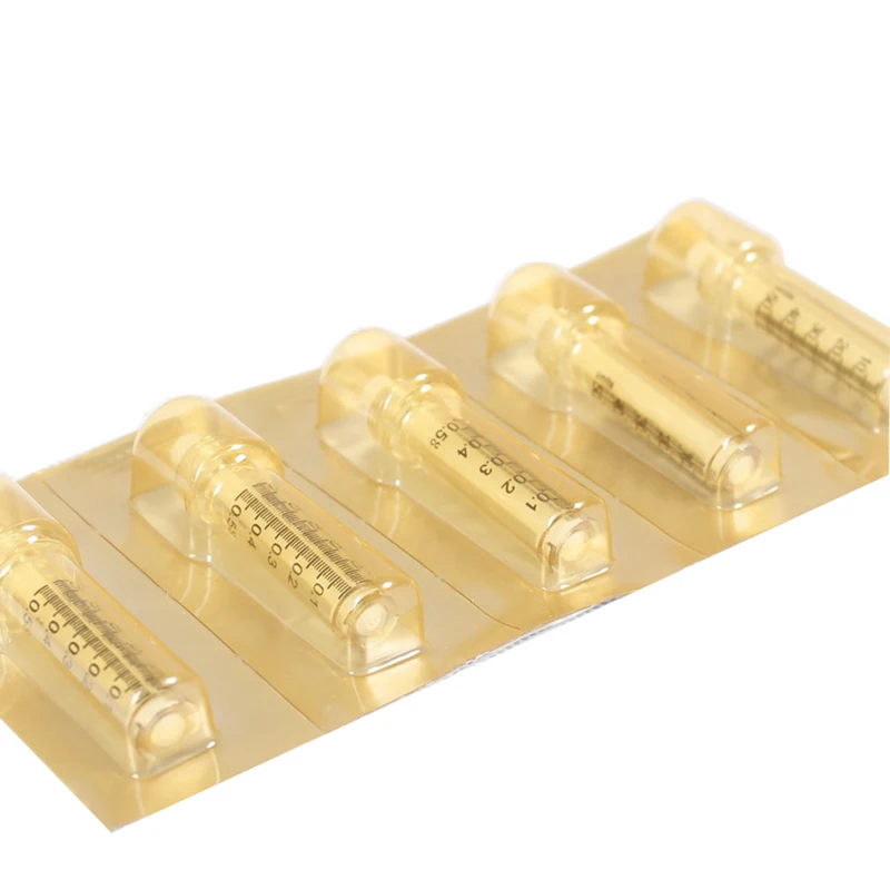 

0.3ml Syringe and Medicine Needle Ampoule Head for Hyaluron Gun Hyaluron Pen High Pressure Wrinkle Removal Disposable 0.5ml