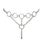 Женские эротические костюмы с металлической цепочкой, откровенное нижнее белье Kruis, Эротические трусики, фетиш, сексуальные трусики танга, стринги, фантазия, нижнее белье