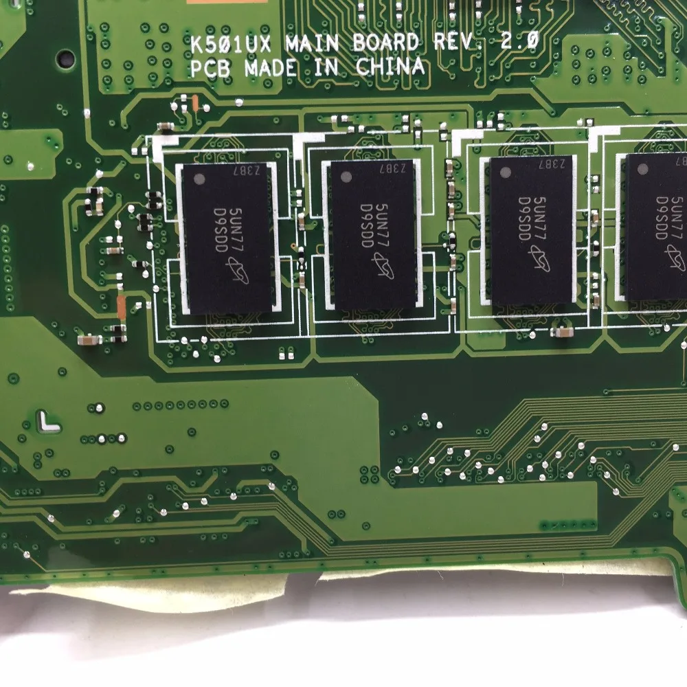 KEFU K501UW для ASUS K501UX K501UB K501UW, материнская плата для ноутбука K501UX DDR3, 4 Гб ОЗУ, материнская плата i7-6500U с видеокартой GTX950M
