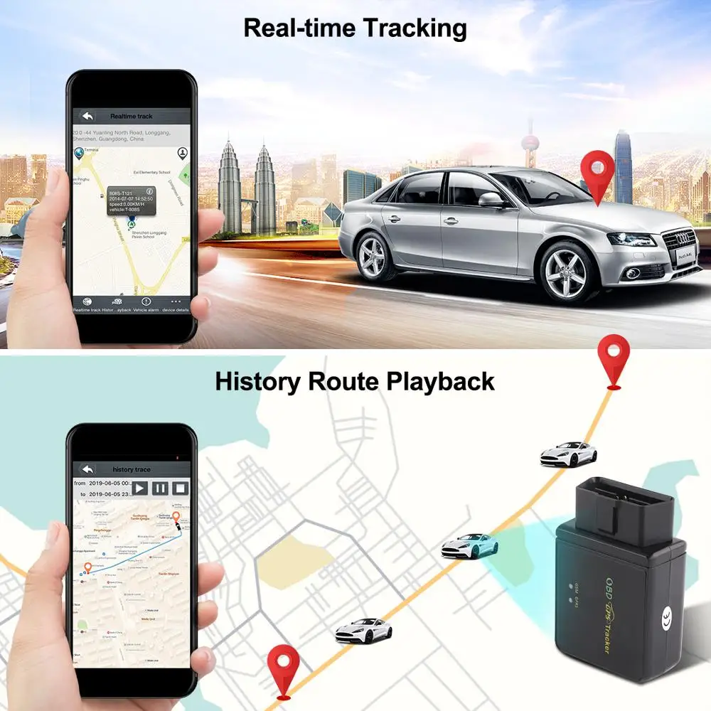 3G GPS трекер OBD 9 45 в затычка сигнализация голосовой монитор OBD2 Автомобильная