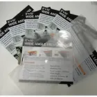 Широкоугольный стикер линзы Френеля, Реверсивный, увеличивающий угол обзора, оптическое парковочное слепое пятно